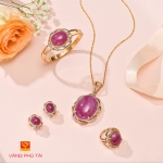 Bộ trang sức ruby (mã BTS 12211)